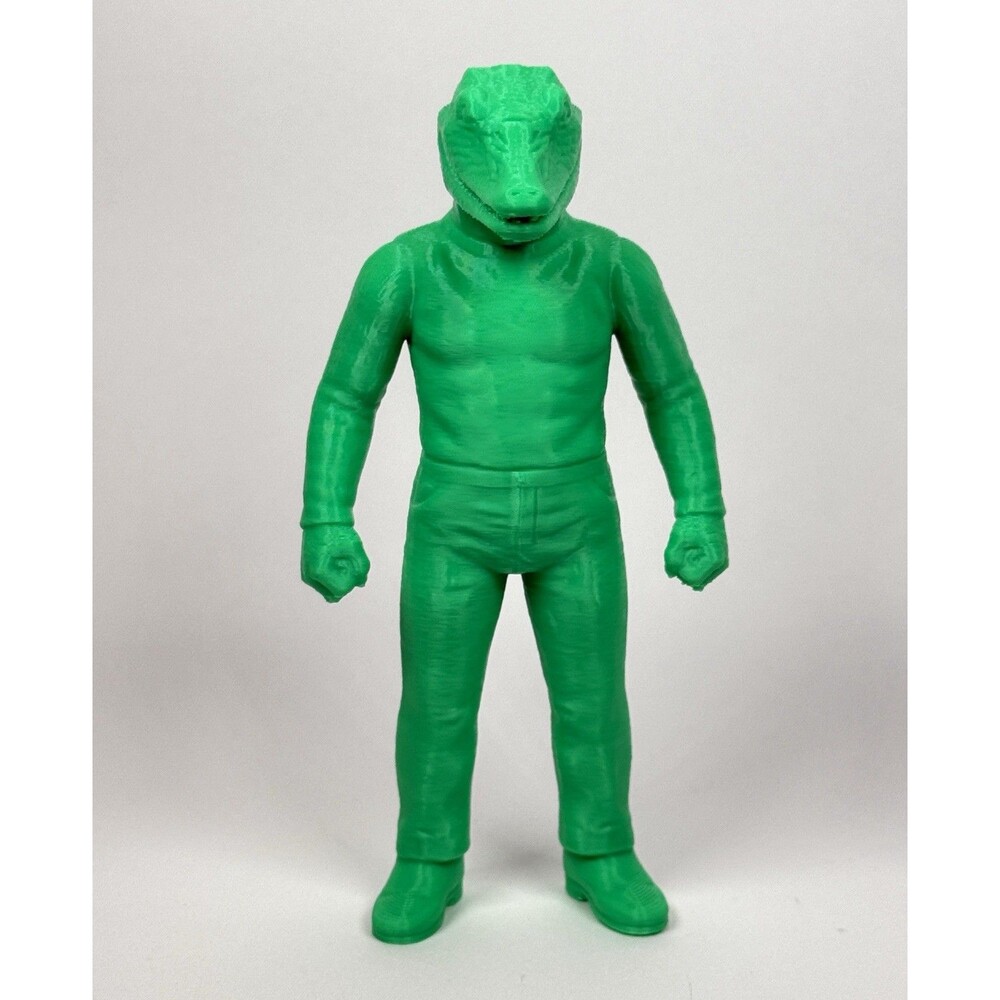 The Alligator People 5 Inch Plastic Toy Green